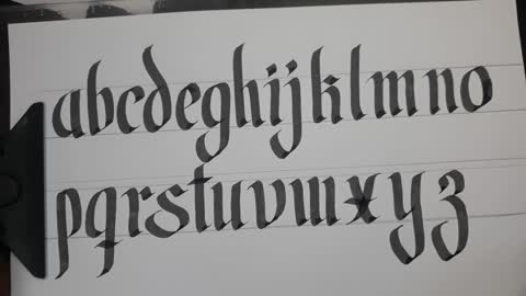 Calligraphy REAL time PRACTICE