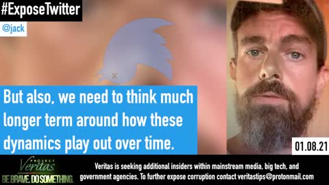 Project Veritas Twitter Whistleblower exposes Jack Dorsey. #ExposeTwitter