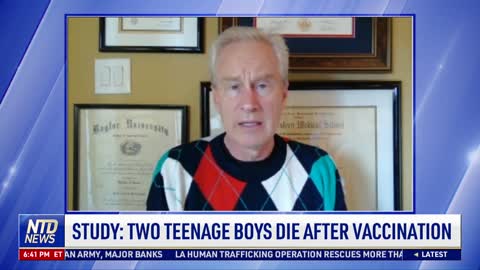 Study: Two Teenage Boys Die After Covid-19 Vaccination
