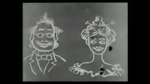 Houmorous Phases of Funny Faces c.1906 : First animated film recorded on standard picture film