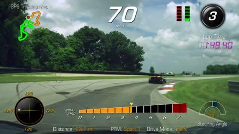 Laps Incorporated C7 Z06 chasing down KTM Crossbow Autobahn Country Club