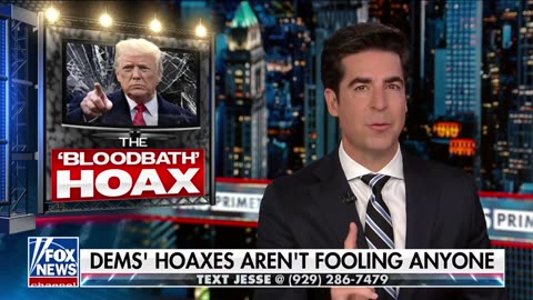 Jesse Watters: The Democrat/Media Industrial Smear Complex 'Bloodbath' Hoax Part I