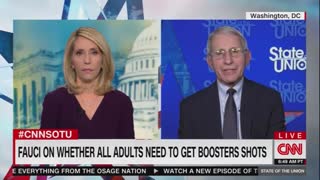 Fauci: "If you are 18 or older, and you’ve been vaccinated, fully vaccinated ... just go out and get boosted."