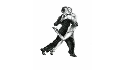 Argentine Tango time-lapse drawing (No. 360)