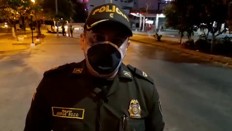 Comandante de la policía en el tercer distrito de Cartagena