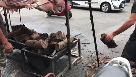 Taiwanese Street Food - Roast Whole Pig BBQ