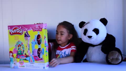 Panda PlayDoh Unboxing Toys !!!