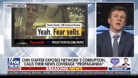 James O’Keefe Appears on Hannity to Break Down Latest “Expose CNN” Video