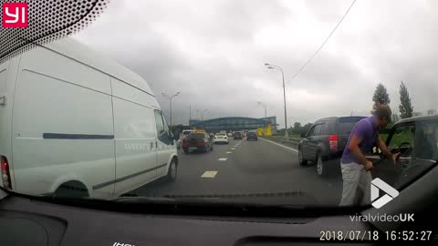 Road rage on ring road