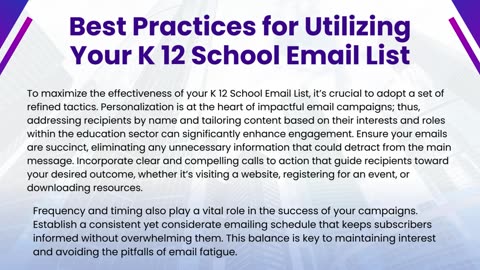 Understanding the Value of a K 12 School Email List