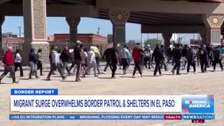 El Paso Border Patrol Agents Get Overwhelmed By Illegal Immigrants