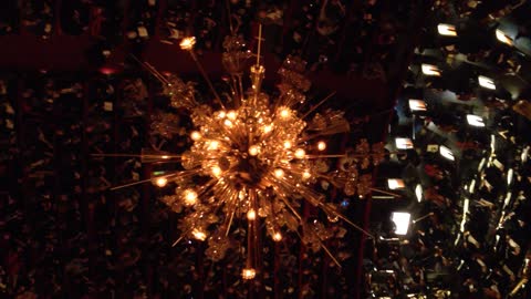 Lights going up at the Metropolitan Opera House