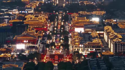 Night view of Xi’an