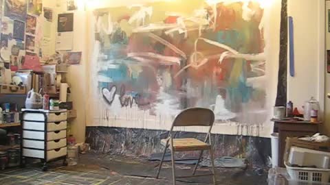 Time Lapse painting to Jason Mraz's "I'm Yours" by Laurie Maves, 2010