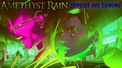 Amethyst Rain - Zombies Are Comming [synthwave / retrowave / cyberpunk music]