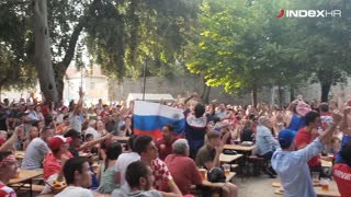Split: Rusi slave pobjedu svoje reprezentacije