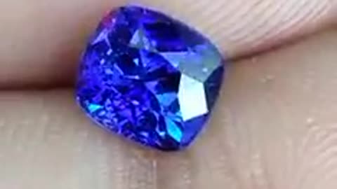 Vivid blue sapphire