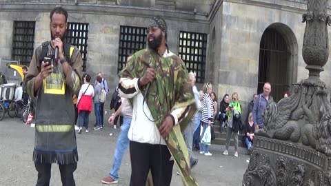 Hebrew Israelites Prophetic Camp Street Teaching 13 -4- 2024 Amsterdam (The Dam/Netherlands) Pt 2