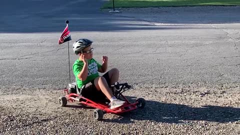 How to ride a go cart like a boss