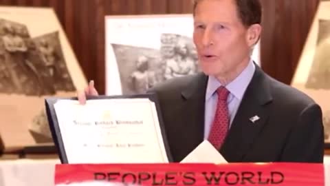 Democratic Senator Richard Blumenthal and his affiliate of Communist Party