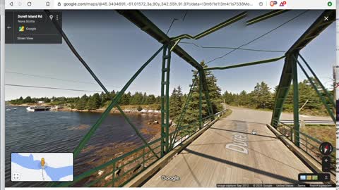 Tittle Bridge, Durells Island where are COMPRESSIVE MEMBERS; Bridge Deck has surprises