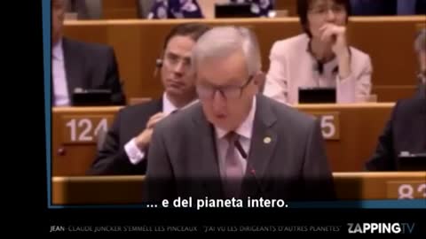 Juncker:dirigenti di altri pianeti" sono preoccupati per l'Europa. Si saranno accorti che fa schifo?
