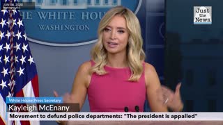 McEnany: "The president is appalled" at the movements to defund police departments
