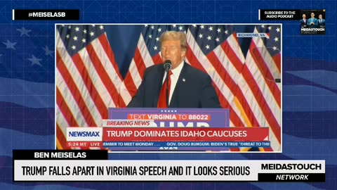 Trump FALL APART in Virginia Speech and it LOOKS SERIOUS