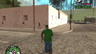 GTA: San Andreas - Interesting observation - A building without doors