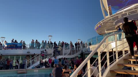 Lively Festivities on Deck Aboard the Discovery Princess