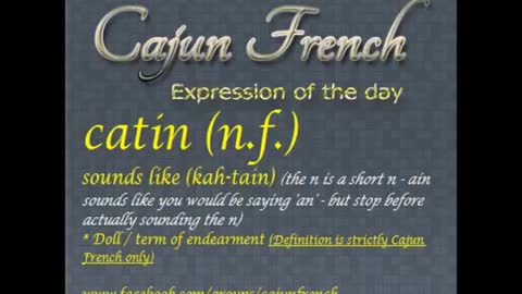 Cajun French - Daily Cards - Part 2