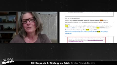 FOI REQUESTS & VIROLOGY ON TRIAL Marvin Haberland, Christine Massey