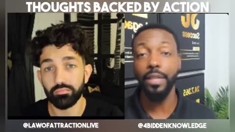 IG LIVE: Thoughts Backed By Action Billy Carson and Tiberius from @LawOfAttractionLive