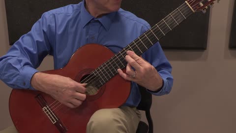 Tech Tip Difficult Stretches Video #18: Position of the Elbow and the Guitar