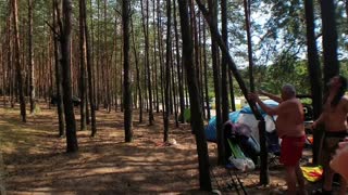 Summer in Poland ❤Camping 🏕 Hańcza Lake Family Vacation/ Namioty nad Hańczą 07'19