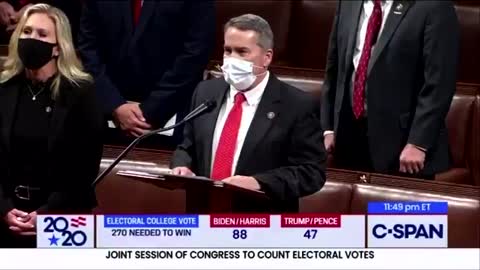 Rep. Marjorie Greene Objects to Georgia's Electoral Votes Alongside Members of Georgia's Delegation