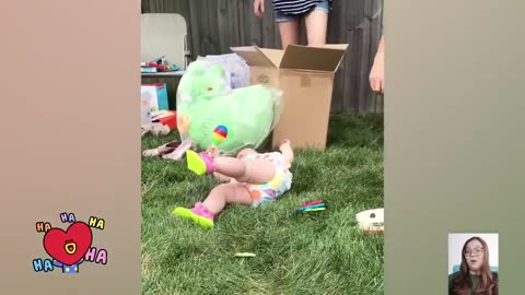 Baby's Wonder and Excitement During First Playground Trip