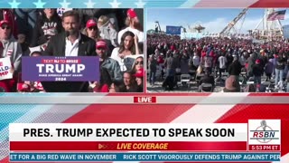 This was Strange. British Soldier Speaking at Trump Rally