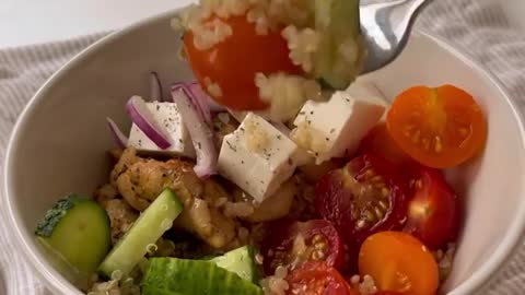 Боул - греческий с киноа / Greek Bowl with quinoa