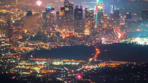 Los Angeles Fireworks 2021.