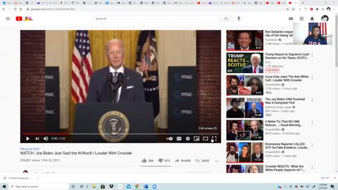 Joe Biden Says The N-Word !