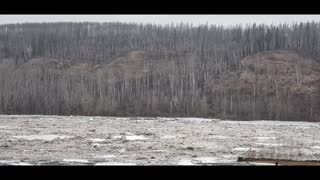 River ice melting..cause flooding in Fort McMurray