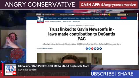 Newsome In laws donate to DeSantis PAC