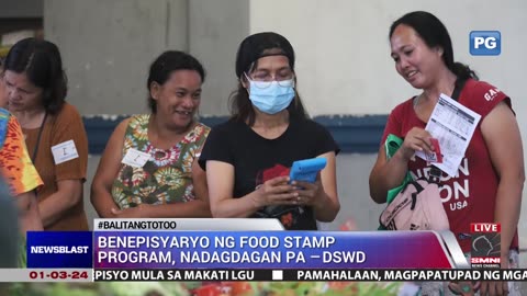 Benepisyaryo ng food stamp program, nadagdagan pa −DSWD