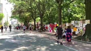 Manifestantes se toman la valla de la Casa Blanca para protestar contra Trump y el racismo