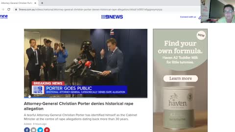 Christian Porter AG Aust outs himself as the cabinet minister accused of rape