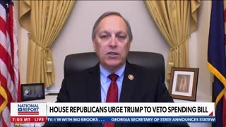 Congressman Biggs joins Newsmax TV to discuss President Trump vetoing the spending bill
