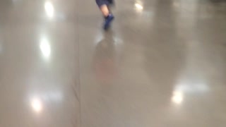 Happiest toddler in Costco