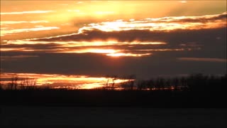 Awesome Prairie Sunset Sky