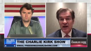Oz joins Charlie Kirk to talk about his position on medical transitions for kids